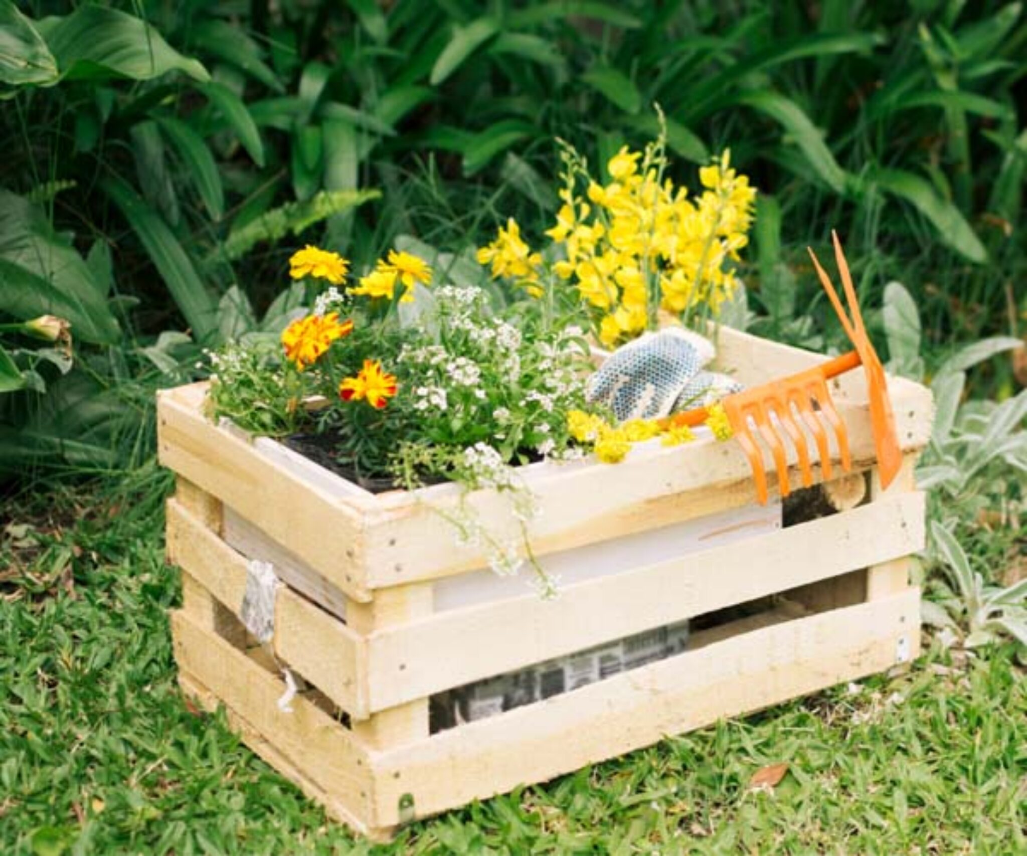 Lot De 4 Jardinières En Zinc Pour Palette Européenne - 38x13x9 Cm - Résistantes Aux Intempéries, Avec Trous De Drainage - 4